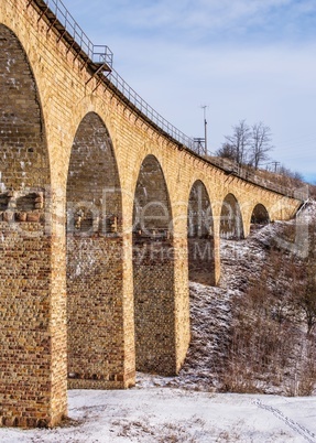 Viaduct in Plebanivka village, Ukraine