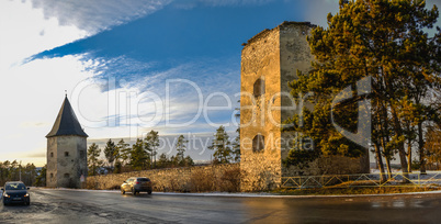 Old castle in the village of Krivche, Ukraine