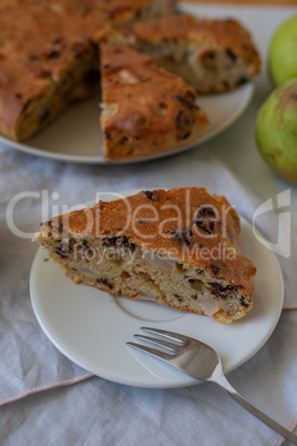 Birnen Schokoladen Kuchen