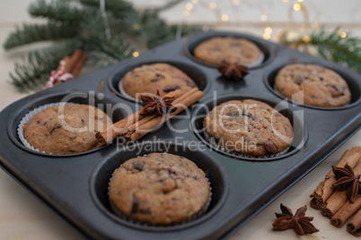 Weihnachtliche Lebkuchen Muffins Weihnachtliche Lebkuchen Muffins