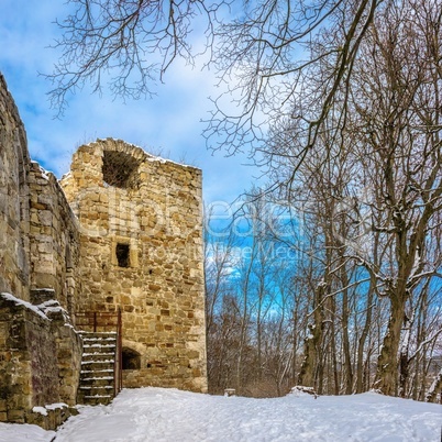 Terebovlia castle in Ukraine