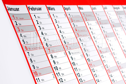 Wandkalender 2021