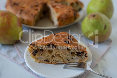 Birnen Streusel Kuchen