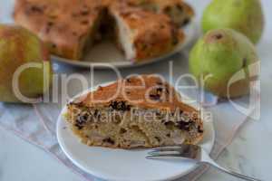 Birnen Streusel Kuchen