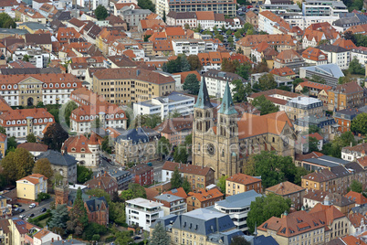 Landau in der Pfalz aus der Vogelperspektive