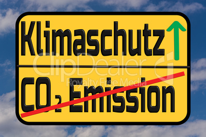 Klimate protection and CO2 emissions.