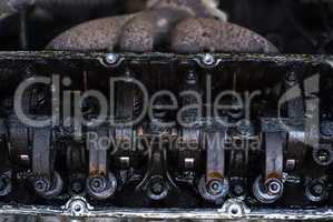 Dirty Valves and engine camshaft