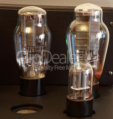 vacuum tube amplifier at day