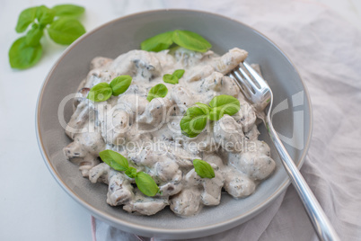 Gnocchi mit Pilzen