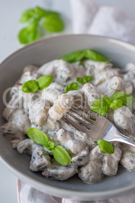 Gnocchi mit Pilzen