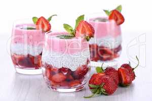 Strawberry Chia Dessert