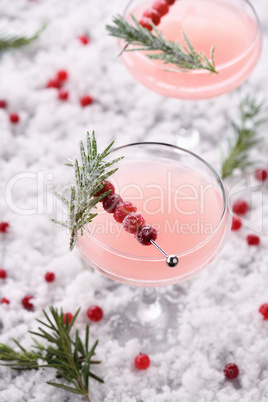 Christmas Cranberry Margarita