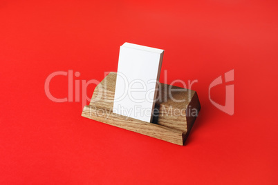 Holder with business cards