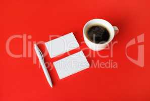 Stationery, coffee cup