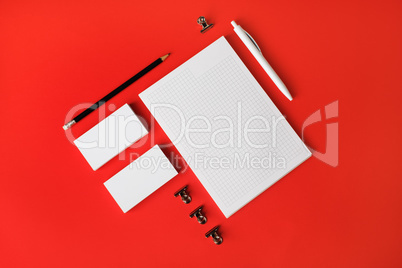 Blank corporate stationery