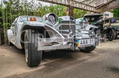 Vintage retro cars in Kharkov, Ukraine