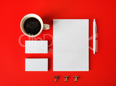 Blank stationery set