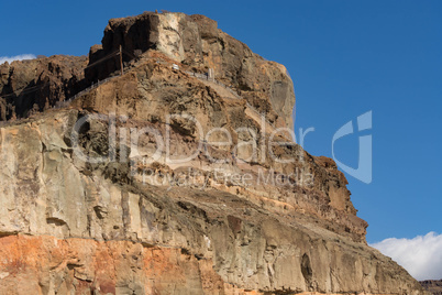 Barranco de Fataga on the Canary Island