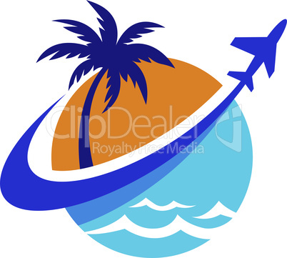 Travel logo images illustration