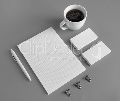 Blank stationery set