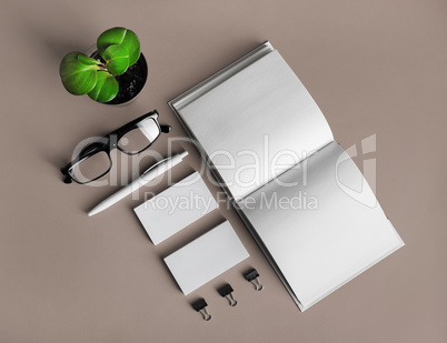 Blank corporate identity