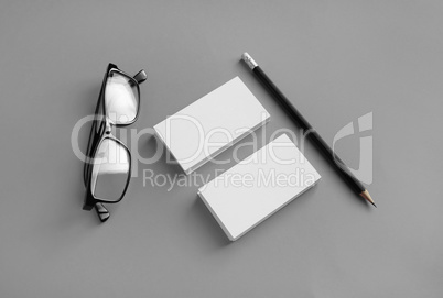 Blank stationery mockup