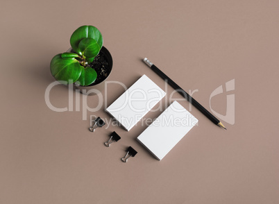 Blank corporate stationery