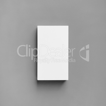 White business card