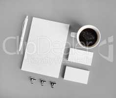 Blank corporate stationery