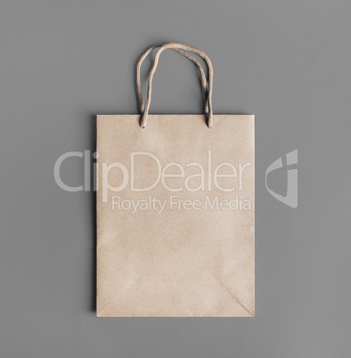 Blank craft paper bag