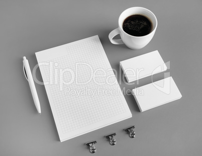 Blank stationery set