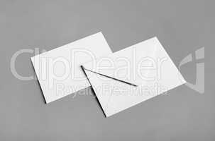 Blank paper envelopes
