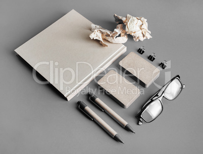 Blank kraft stationery