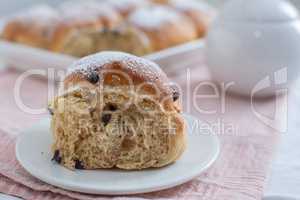 Buchteln mit Schokolade