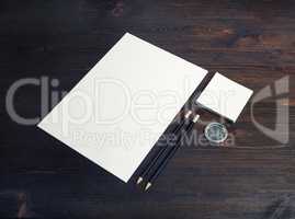 Blank stationery set