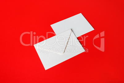 Blank paper envelopes