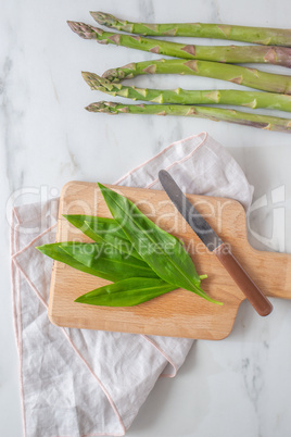 Frühlingsküche: Spargel und Bärlauch