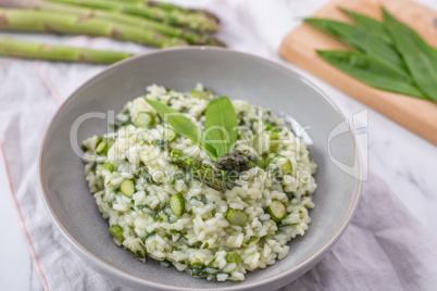 Spargel Risotto