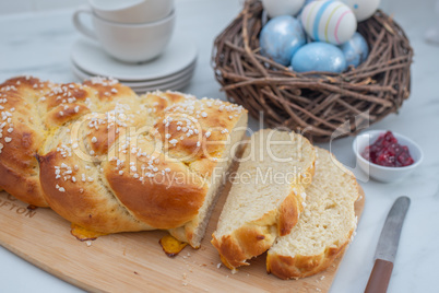 Brioche Striezel zu Ostern