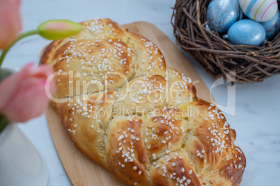 Brioche Striezel zu Ostern