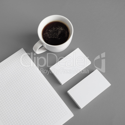 Blank stationery template