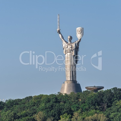 Motherland monument in Kyiv, Ukraine
