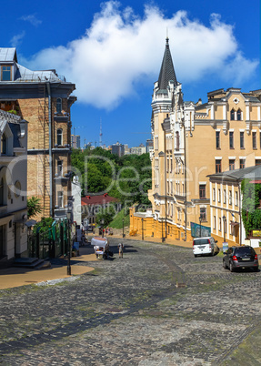 Andriyivskyy Descent in Kyiv, Ukraine