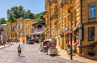 Andriyivskyy Descent in Kyiv, Ukraine