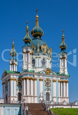 St. Andrew Church in Kyiv, Ukraine