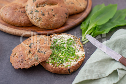 Bärlauch Brötchen