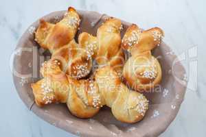 Brioche  Osterhasen