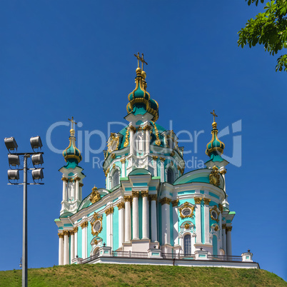 St. Andrew Church in Kyiv, Ukraine