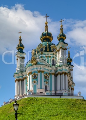 St. Andrew Church in Kyiv, Ukraine