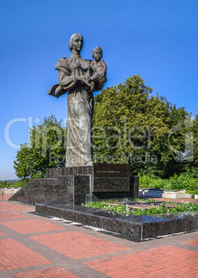 Monument to the fallen soldiers in Kaniv, Ukraine